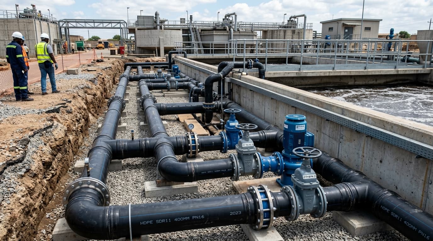 ETP HDPE Pipeline Project Work & Maintenance
