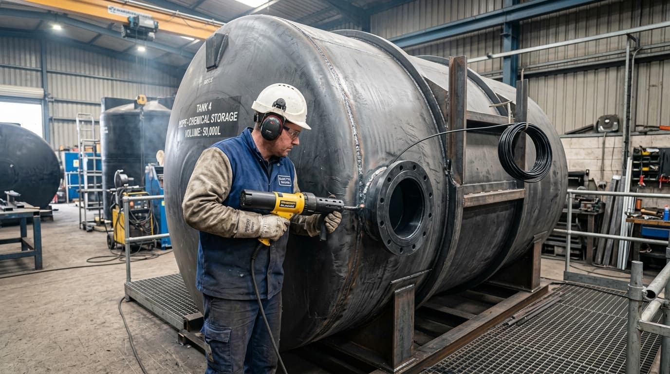 HDPE Sintex Tank Welding & Nozzle Welding