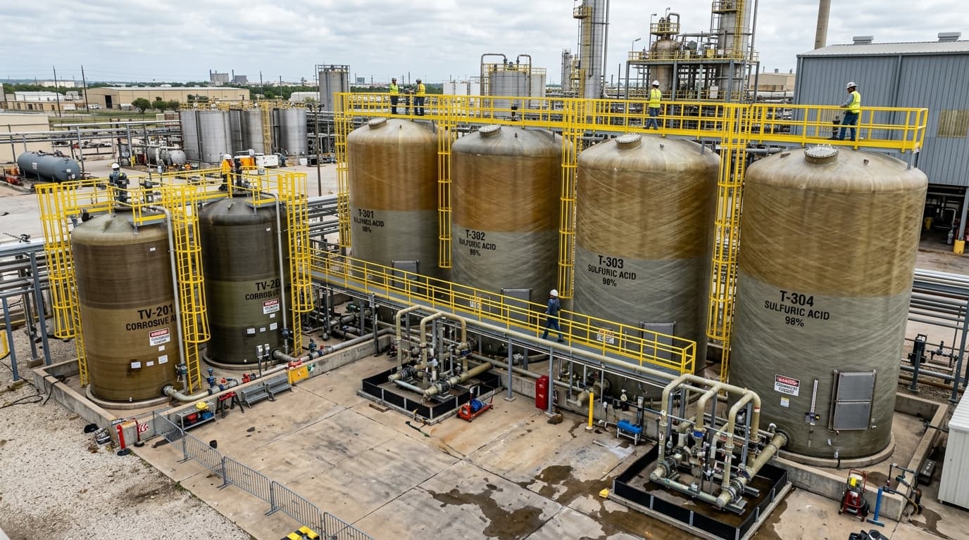 Tanks, Piping & Chemical Storage