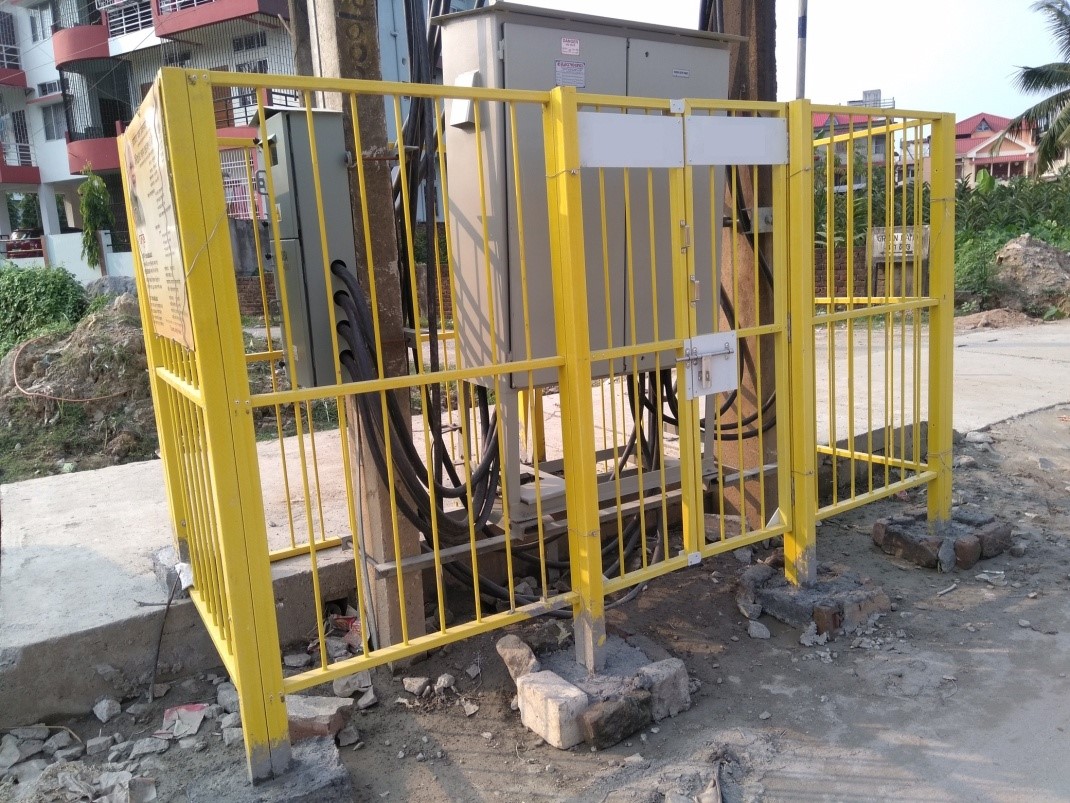 Transformer Fencing - View 1